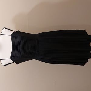 Land's End Canvas Pleated Little Black Dress